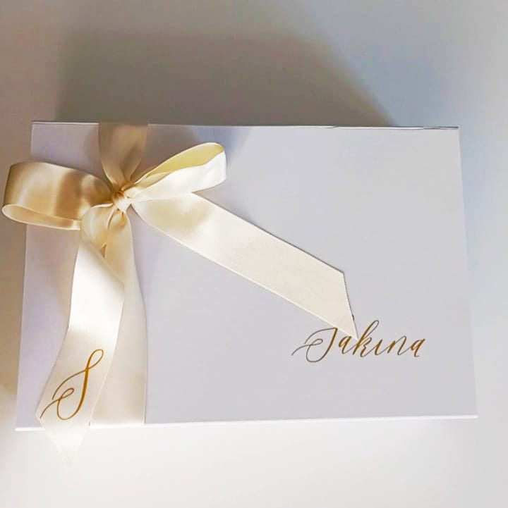 Boite cadeau élégante et personnalisable