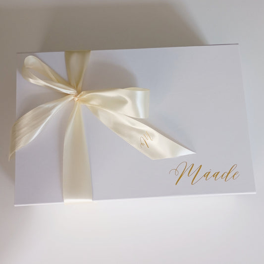 Boite cadeau élégante et personnalisable